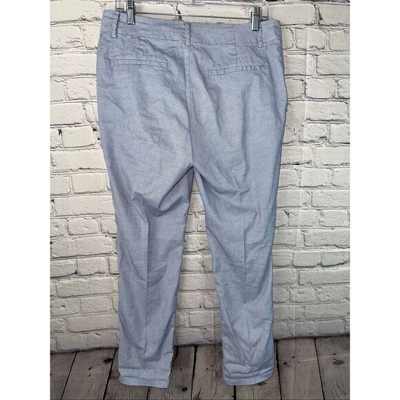 L.O.G.G. Label Of Graded Goods H&M Chino Cotton Women's Pants Size 8 Light Blue - Picture 2 of 9